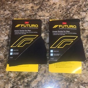 1120 3M Futuro Set of 2 Dress Socks For Men
